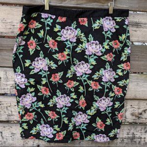 Dorothy Perkins Floral Pencil Skirt Size 18